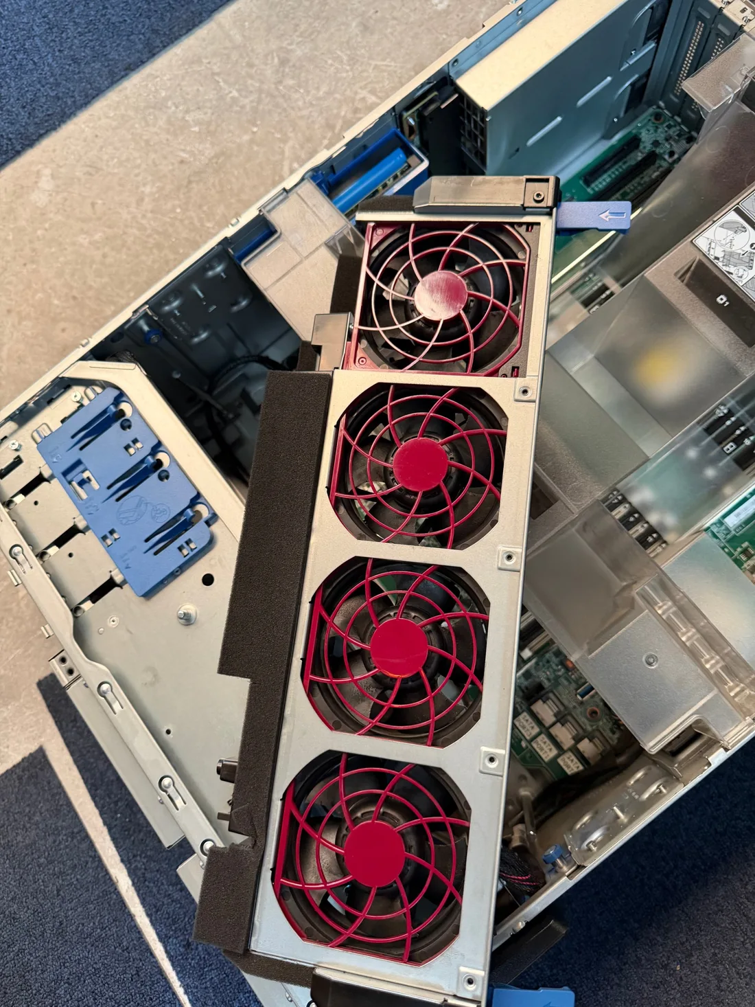 Module de ventilation avant nettoyé